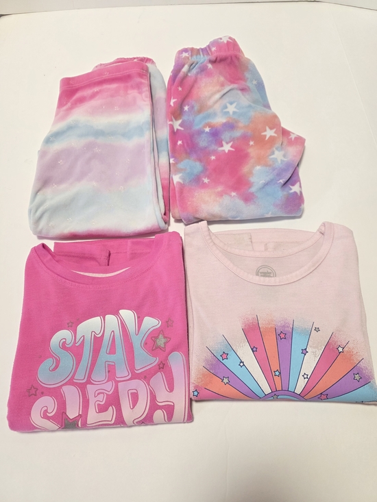 wonder nation Other - wonder nation Pink & Multicolor Girls Pajama Set - Rainbow Star Graphics